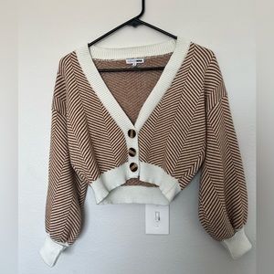 Thick, warm crop sweater